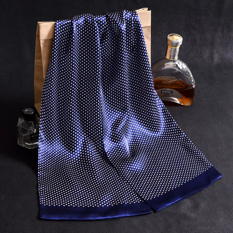 Silkvana 100% Pure Mulberry Silk Scarf - Elegant Design for Men 0