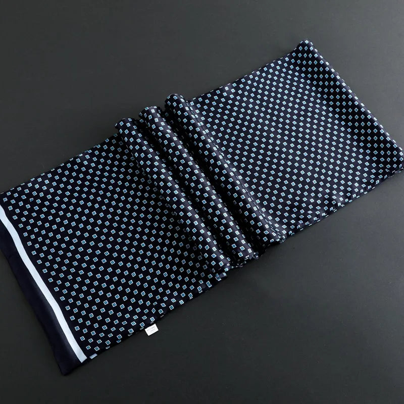 Silkvana 100% Pure Mulberry Silk Scarf - Elegant Design for Men 12