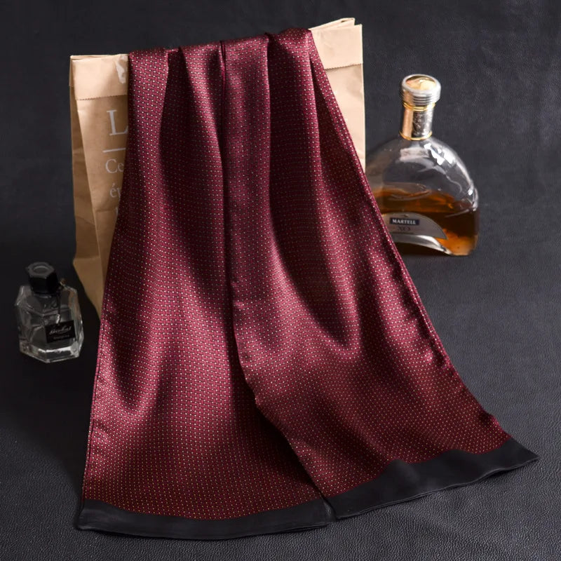 Silkvana 100% Pure Mulberry Silk Scarf - Elegant Design for Men 14