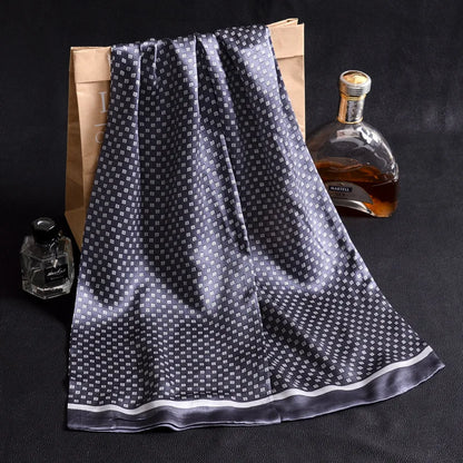 Silkvana 100% Pure Mulberry Silk Scarf - Elegant Design for Men 15