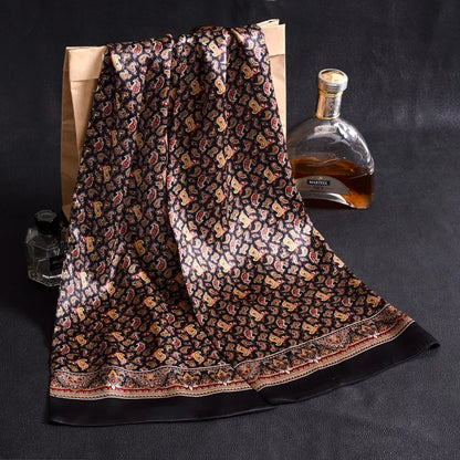 Silkvana 100% Pure Mulberry Silk Scarf - Elegant Design for Men 4
