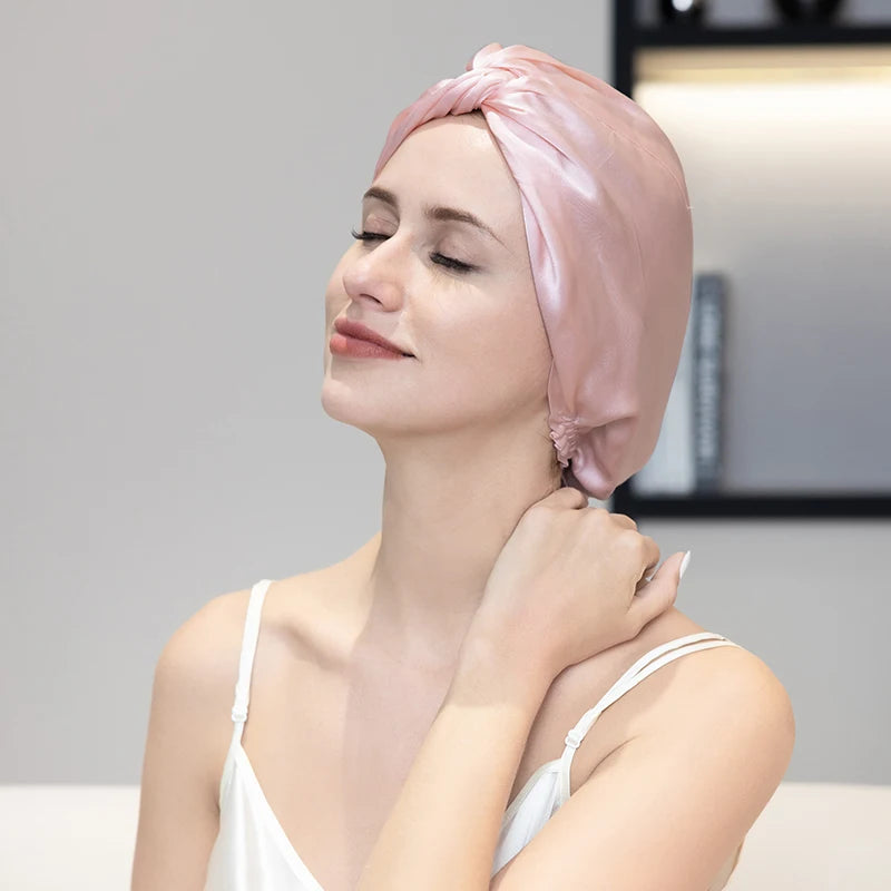 Silkvana 100% Pure Mulberry Silk Sleep Cap for Hair Care 13
