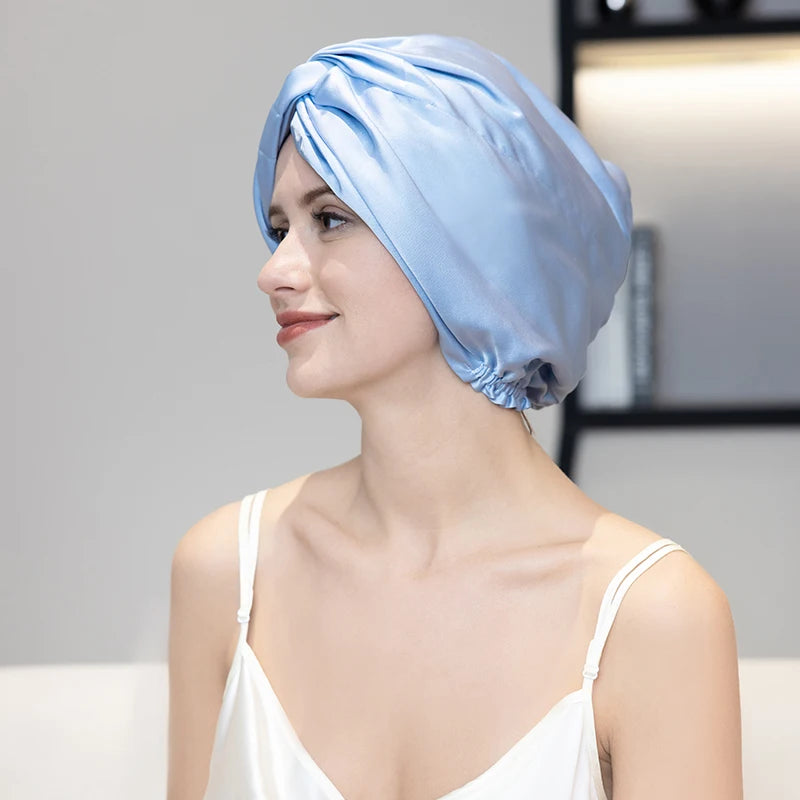 Silkvana 100% Pure Mulberry Silk Sleep Cap for Hair Care 15