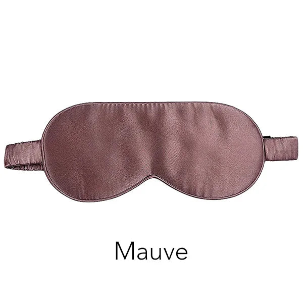 luxury mulberry silk eye cover smooth finish