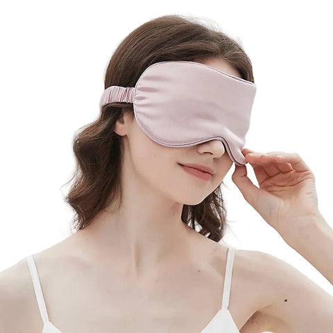 100% Mulberry Silk Sleep Mask – Large Blackout Fit