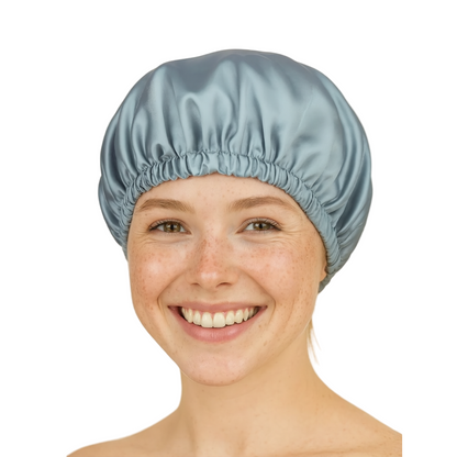 Double Layer Mulberry Silk Bonnet for Sleeping – Frizz & Breakage Protection