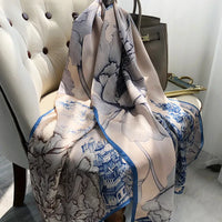 Vintage Rose Silk Scar